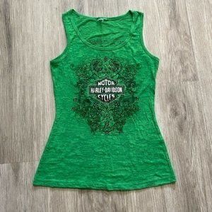 HARLEY DAVIDSON MOTORCYCLE womens tank top Size small Great